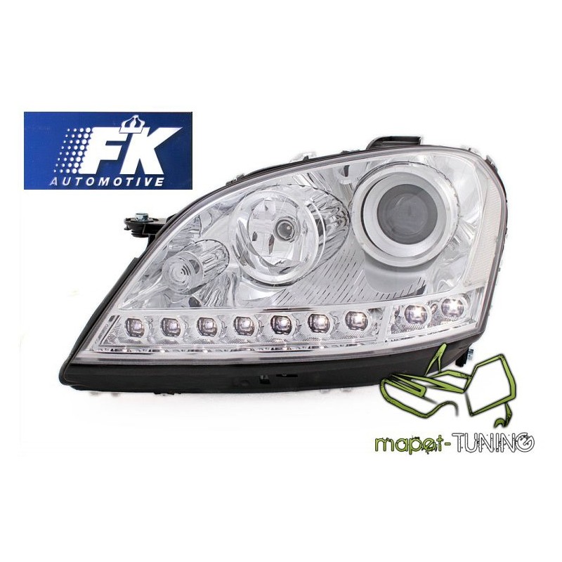 Mercedes M-klasa W164 ML CHROM LED diodowe LPME63 DEPO