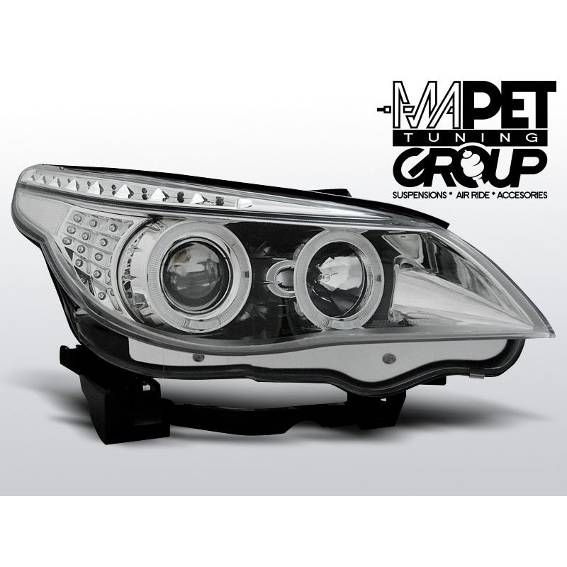 BMW E60 / E61 - Chrom Angel Eyes Ringi kierunkowskazy diodowe LED LPBM93