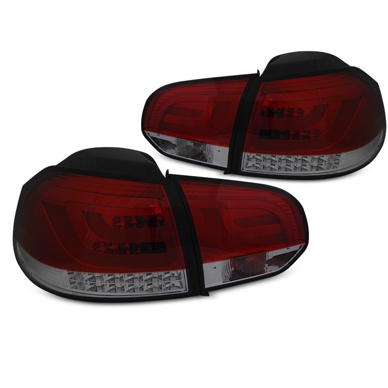 VW Golf 6 Red Smoke LED BAR diodowe LDVWM9