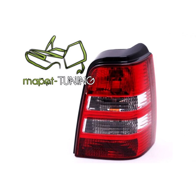 VW Golf 3 Variant  clearglass Red / White Czerwono/Białe  LTVW48