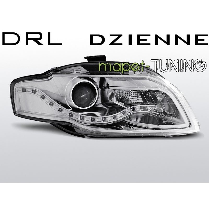 Audi A4 B7 04-08 CHROM Daylight Bi-halogen DRL dzienne LPAUA5