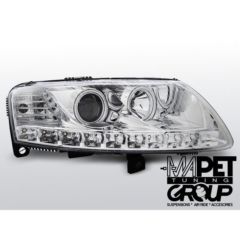 Audi A6 C6 4F - DayLight Chrom LED Angel Eyes CCFL LPAUA3