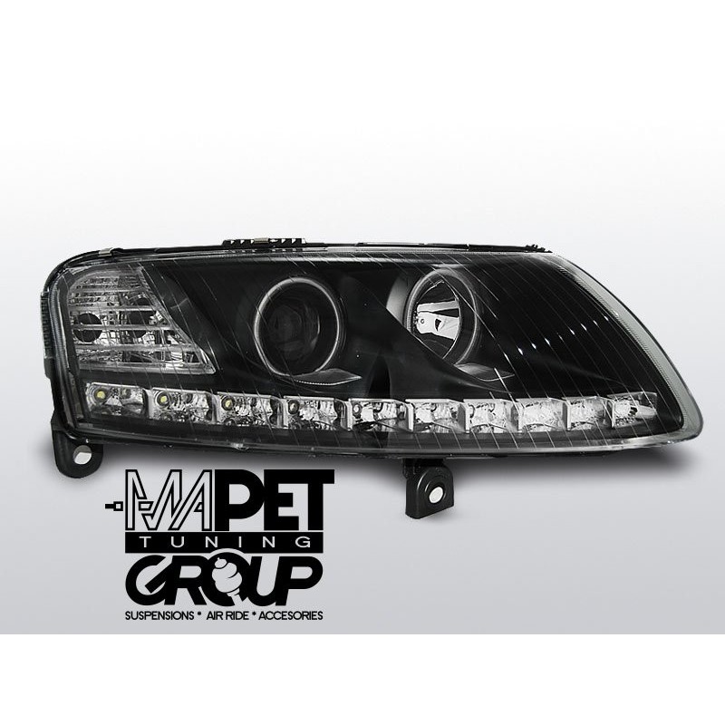 Audi A6 C6 4F - DayLight Black LED Angel Eyes CCFL LPAUA4