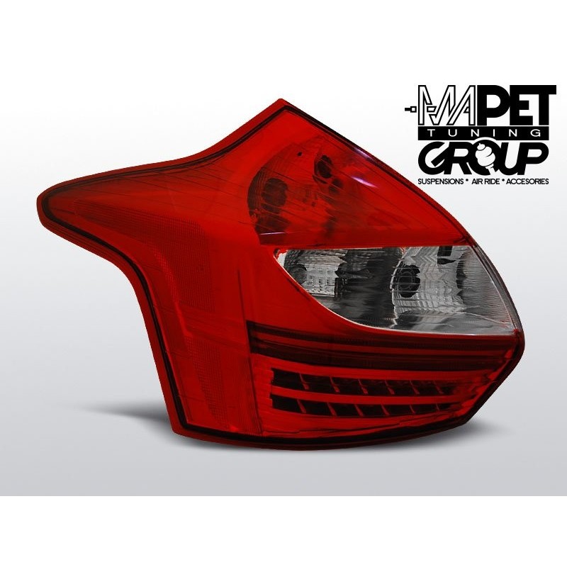 Ford Focus 3 red / white LED - diodowe LDFO38