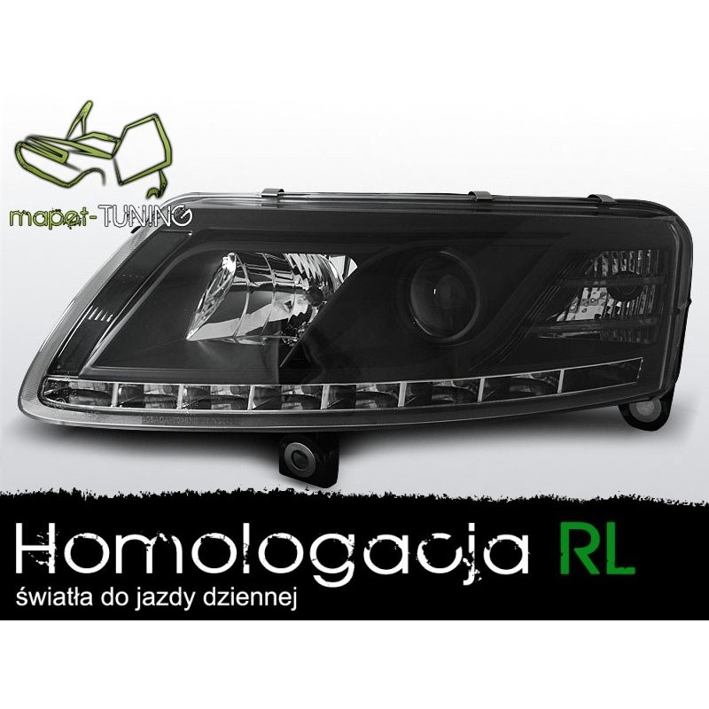 Audi A6 4F XENON D2S DayLight BLACK LED do Jazdy dziennej LPAU76