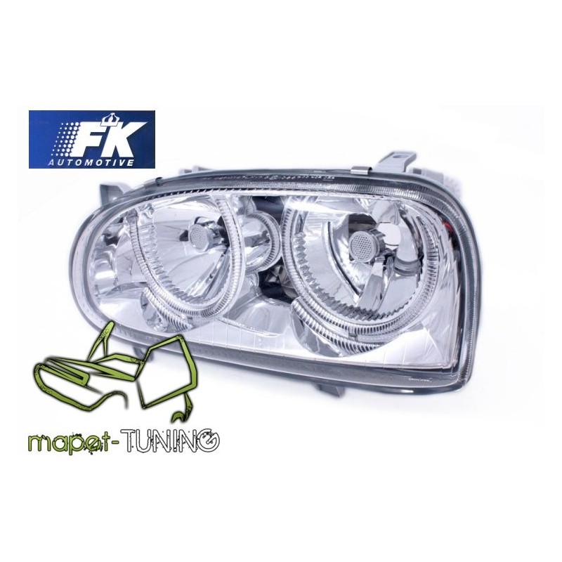 VW Golf 3 clearglass Chrom Power Look Angel Eyes  LPVW01 DEPO