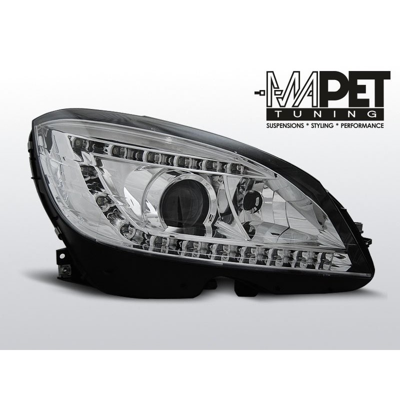Mercedes C-klasa W204 07-10 LED CHROM diodowe LPME69
