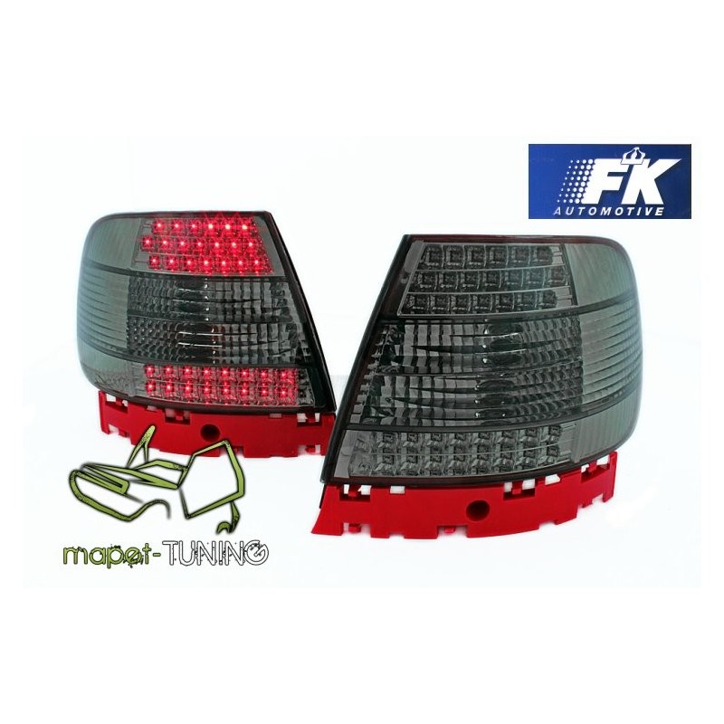 Audi A4 B5 Sedan - Black Smoked LED Clear diodowe  FK LDAU82