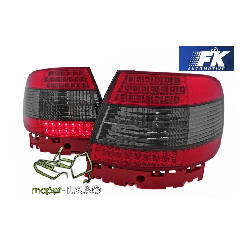 Audi A4 B5 Sedan - Red / Black LED Clear diodowe  FK LDAU83