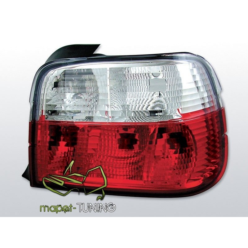 BMW E36 Compact - clearglass Red/White LTBM01