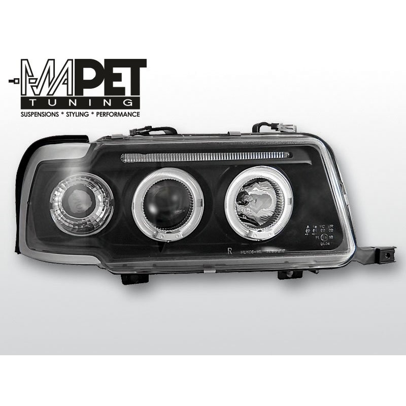 Audi 80 B4 Angel Eyes Black - Ringi - LPAU30