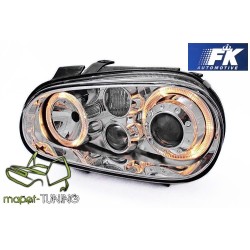 VW Golf 4 clearglass CHROM...
