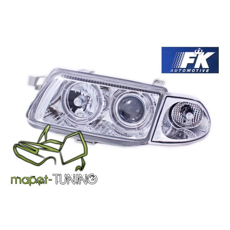 Opel Astra F  Clear  Angel Eyes soczewki ringi  LPOP88 DEPO