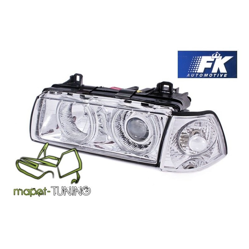 BMW E36 Coupe / Cabrio  clear Angel Eyes Ringi  FK  LPBM27