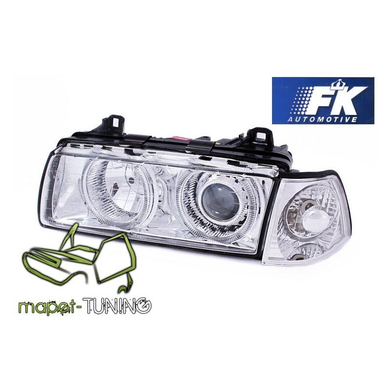 BMW E36 Sedan / Compact / Touring  clear Angel Eyes  FK  LPBM20