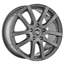 Felga aluminiowa MSW 22 5,5x14 4x100 ET45 GREY SILVER