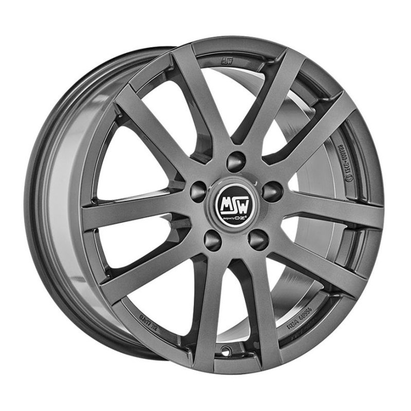 Felga aluminiowa MSW 22 5,5x14 4x100 ET45 GREY SILVER Felga aluminiowa MSW 22 5,5x14 4x100 ET45 GREY SILVER