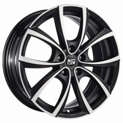 Felga aluminiowa MSW 27 7,5x17 5x108 ET45 MATT DARK TITANIUM FULL POLISHED