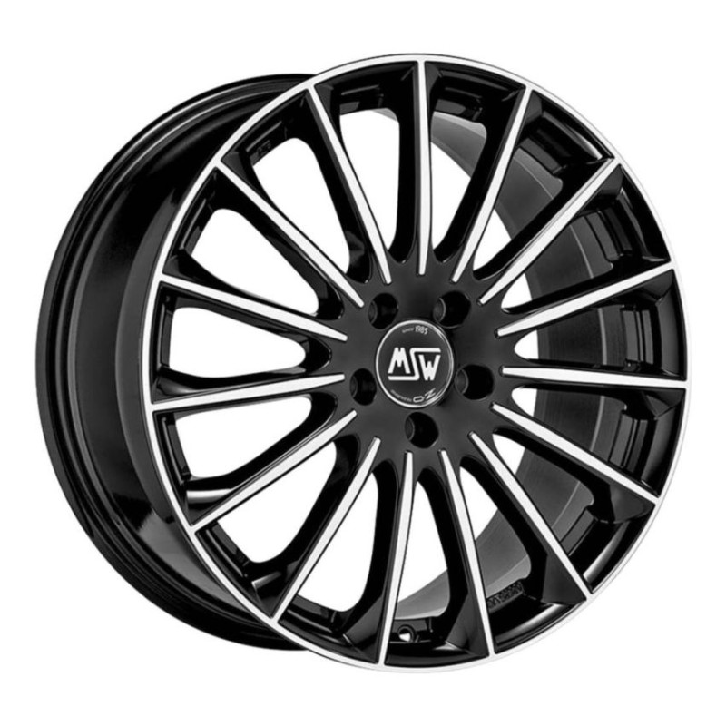 Felga aluminiowa MSW 30 7,5x17 5x112 ET27 BLACK FULL POLISHED Felga aluminiowa MSW 30 7,5x17 5x112 ET27 BLACK FULL POLISHED