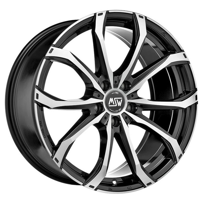 Felga aluminiowa MSW 48 11,5x21 5x112 ET38 BLACK FULL POLISHED Felga aluminiowa MSW 48 11,5x21 5x112 ET38 BLACK FULL POLISHED