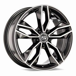 Felga aluminiowa MSW 71 8,5x19 5x114,30 ET46,50 GLOSS DARK GREY FULL POLISHED