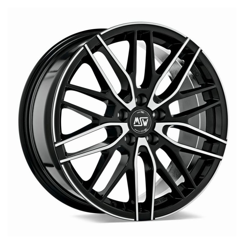 Felga aluminiowa MSW 72 8x18 5x108 ET45 BLACK FULL POLISHED Felga aluminiowa MSW 72 8x18 5x108 ET45 BLACK FULL POLISHED