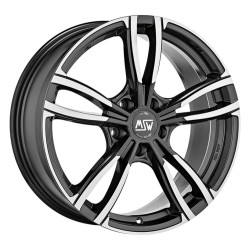 Felga aluminiowa MSW 73 8x19 5x112 ET49 GLOSS DARK GREY FULL POLISHED