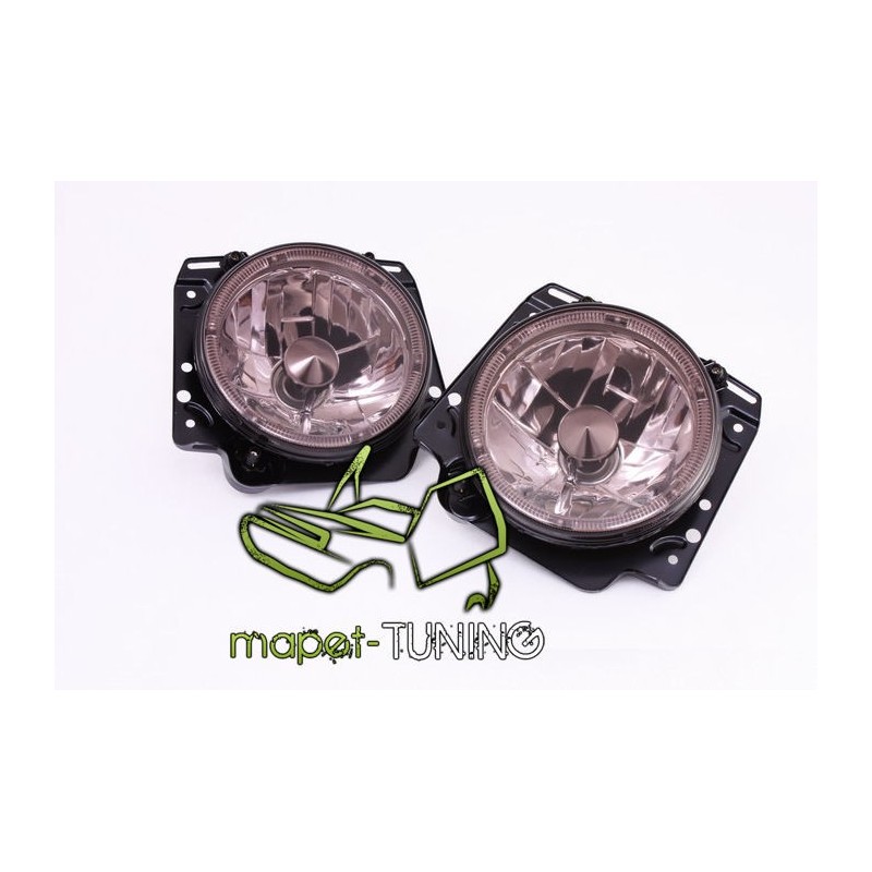 VW Golf 2 clearglass Angel Eyes BLACK - ciemne  ringi LPVW44