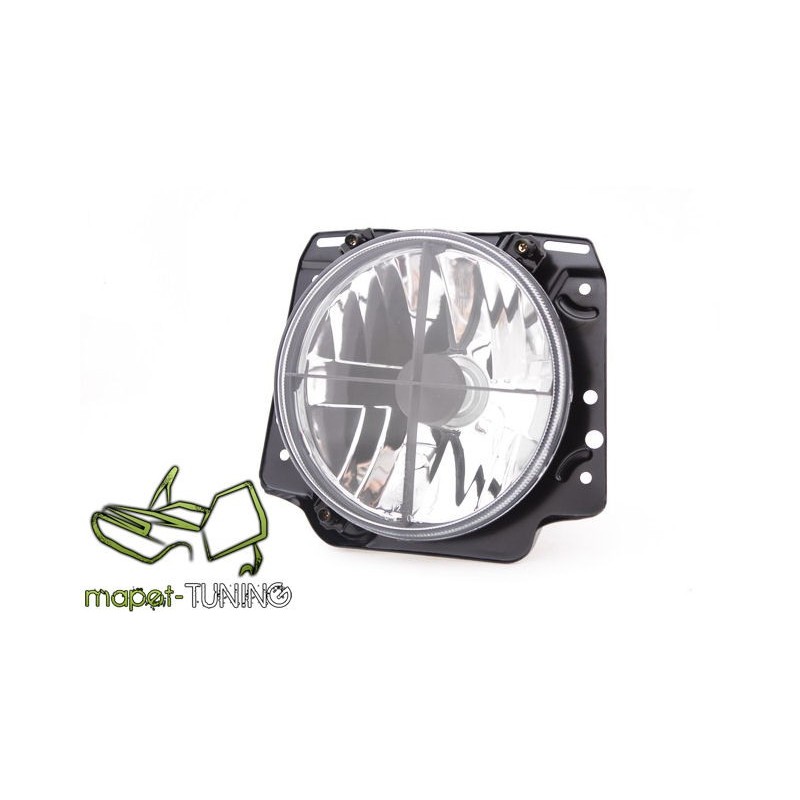 VW Golf 2 clearglass CHROM - przezroczyste z krzyżem LPVW08