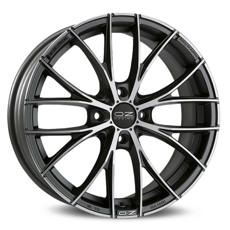 Felga aluminiowa OZ ITALIA 150 4F 7x17 4x98 ET37 MATT DARK GRAPHITE DIAMOND CUT
