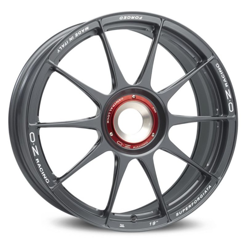 Felga aluminiowa OZ SUPERFORGIATA CL 12,5x21 15x130 ET48 GRIGIO CORSA CON SCRITTE DI FRESATURA Felga aluminiowa OZ SUPERFORGIATA CL 12,5x21 15x130 ET48 GRIGIO CORSA CON SCRITTE DI FRESATURA