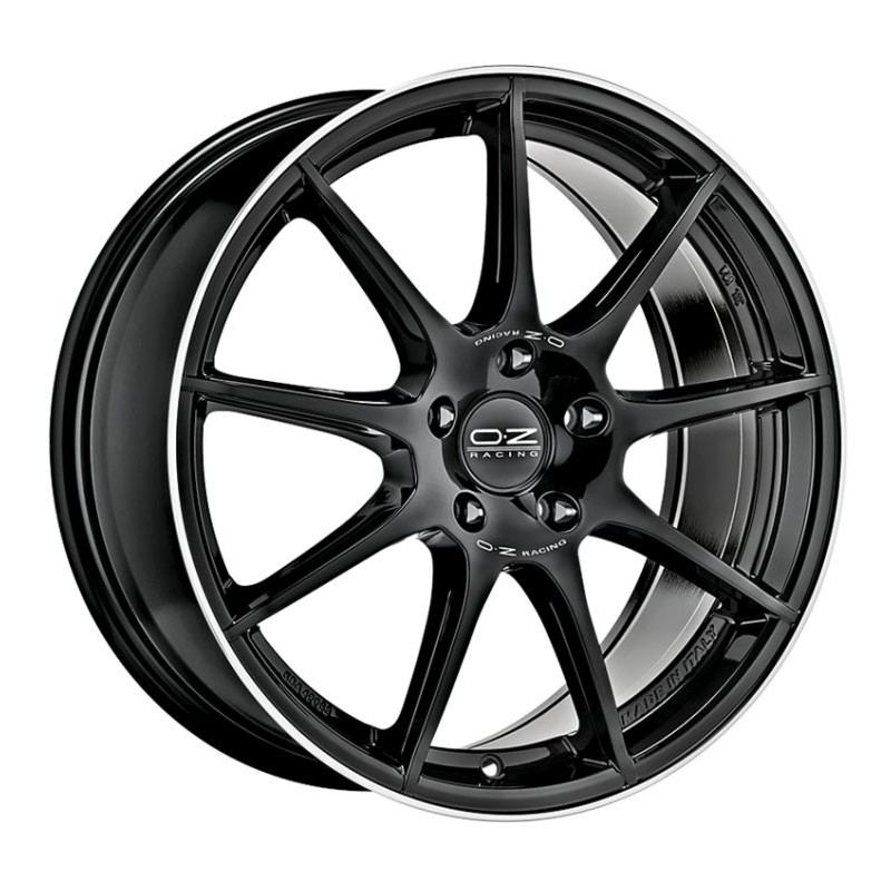 Felga aluminiowa OZ VELOCE GT 8x18 5x108 ET45 GLOSS BLACK DIAMOND LIP Felga aluminiowa OZ VELOCE GT 8x18 5x108 ET45 GLOSS BLACK DIAMOND LIP
