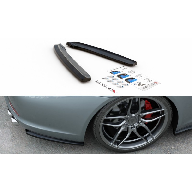 Splittery Boczne Tylnego Zderzaka ABS - Porsche 911 Carrera 991