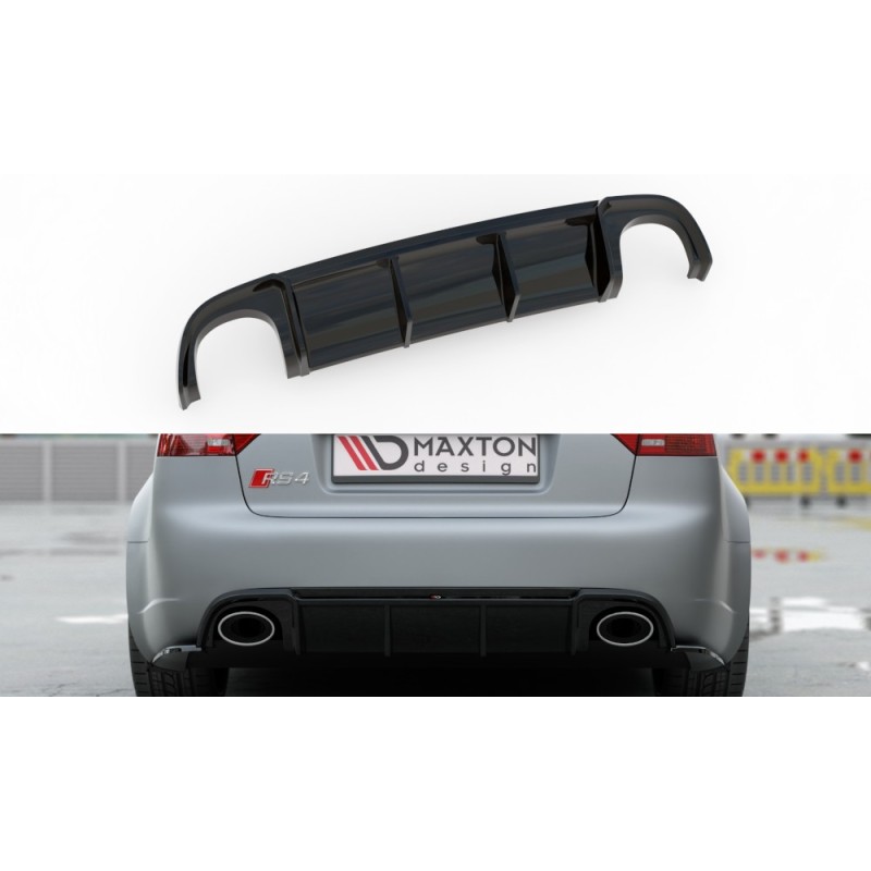 Dyfuzor Tylnego Zderzaka ABS  - Audi RS4 Sedan B7