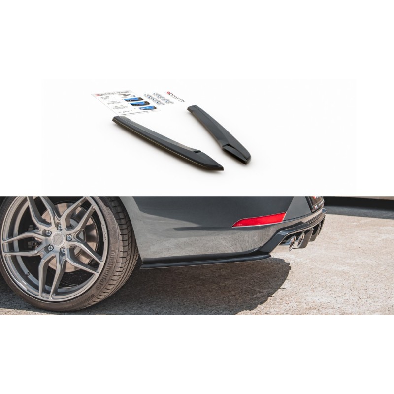 Splittery Boczne Tylnego Zderzaka ABS (ver.2) - Seat Leon Cupra ST Mk3 FL