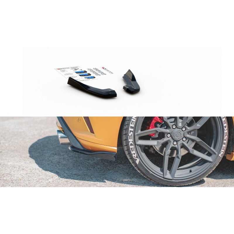 Splittery Boczne Tylnego Zderzaka ABS (ver.2) - Ford Focus ST Mk4