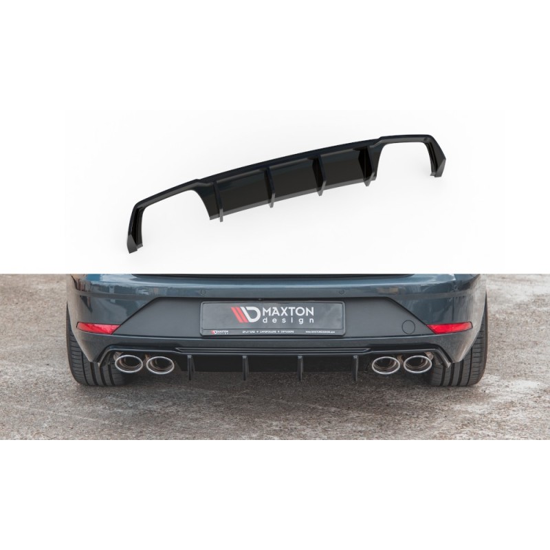 Dyfuzor Tylnego Zderzaka (ver.3) - SEAT Leon Cupra ST Mk3 FL