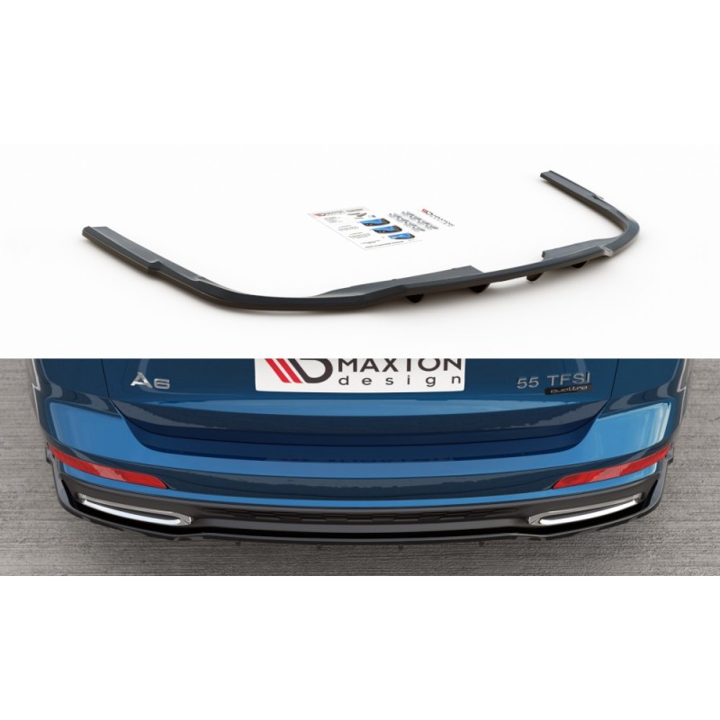 Splitter Tylny z dyfuzorem - Audi A6 C8 S-Line Avant / S6 C8