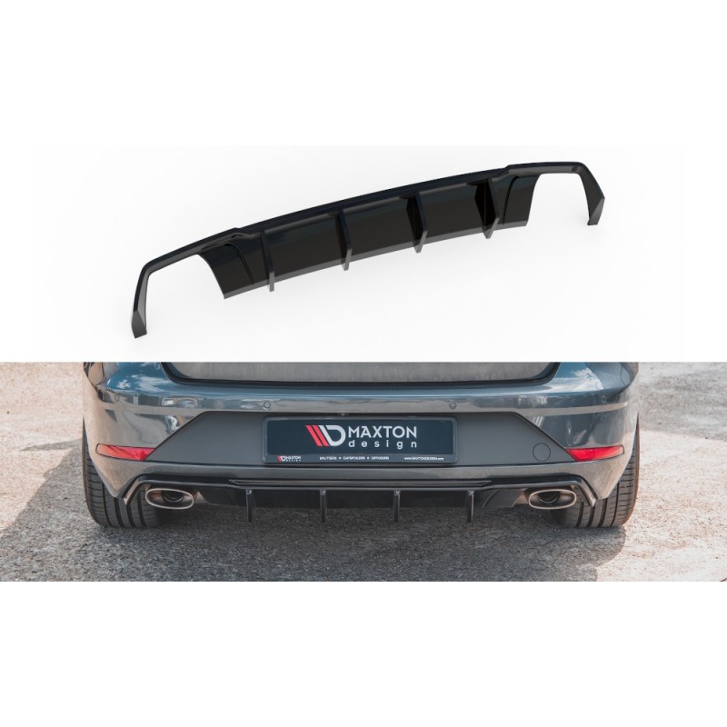 Dyfuzor Tylnego Zderzaka (ver.2) - SEAT Leon Cupra ST Mk3 FL