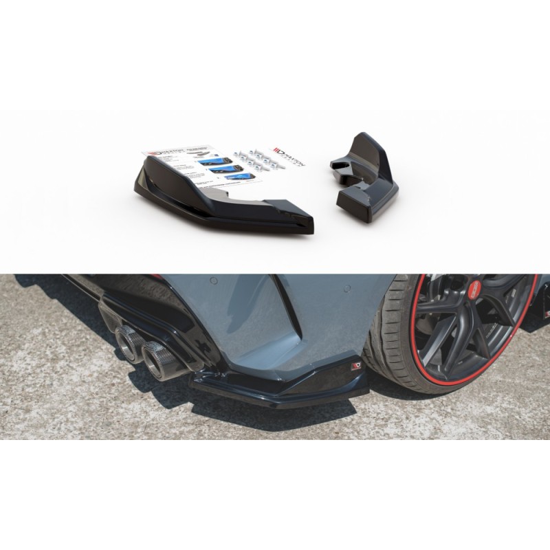Splittery Boczne Tylnego Zderzaka ABS (ver.4) - BMW 1 F40 M-Pack/ M135i