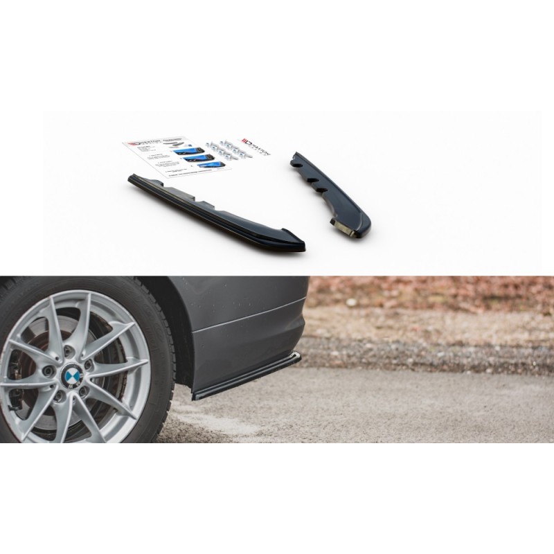 Splittery Boczne Tylnego Zderzaka ABS - BMW E91 / E90 Facelift