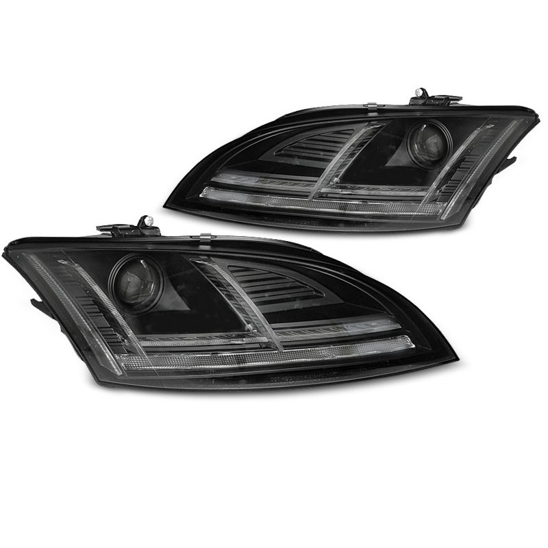 Audi TT 8J 10-14  Black LED DRL Xenon  dynamiczne diodowe - LPAUF2