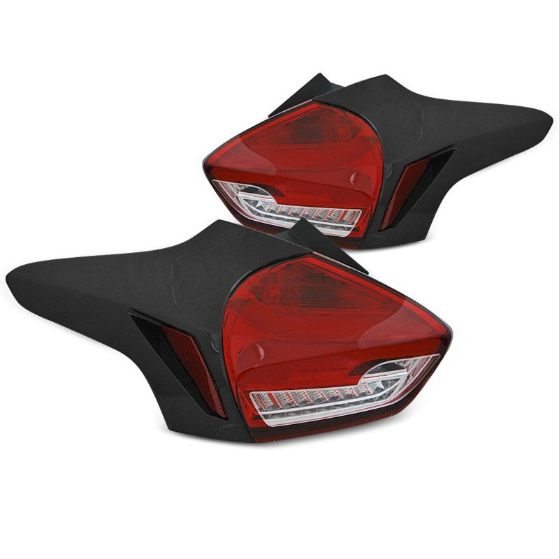 FORD FOCUS 3  2015-  RED WHITE LED diodowe LDFO64