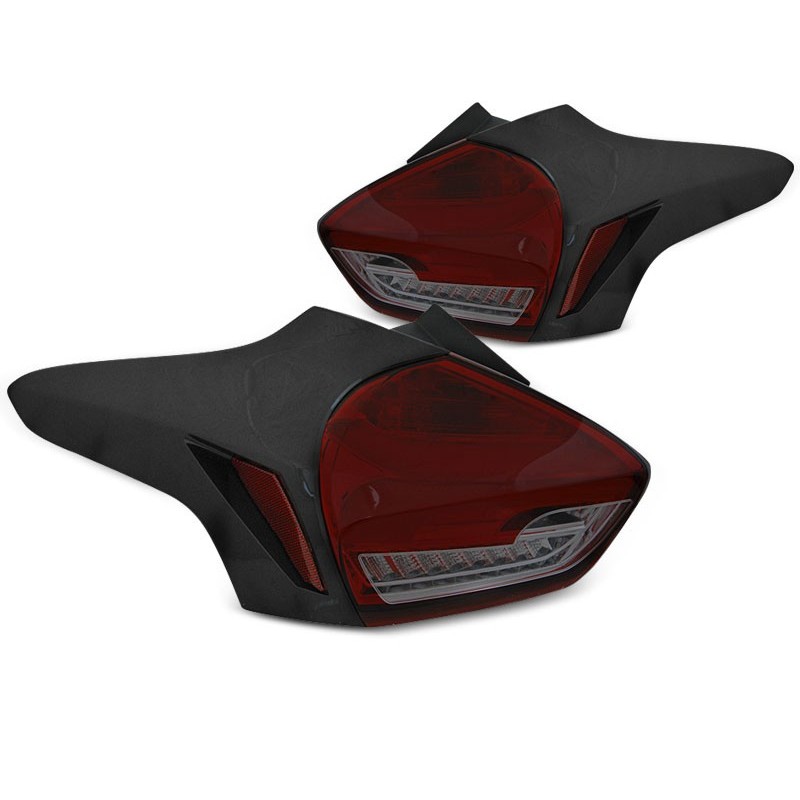 FORD FOCUS 3  2015-  RED SMOKE LED diodowe LDFO65