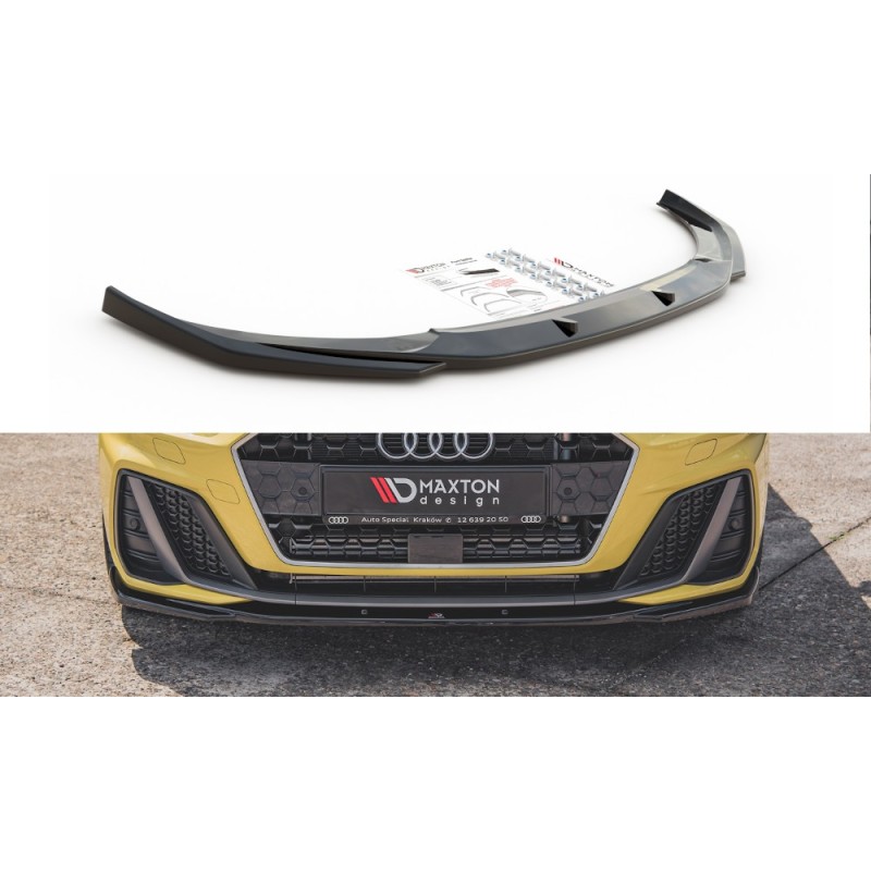 Przedni Splitter / dokładka ABS  (ver.2)- Audi A1 S-Line GB