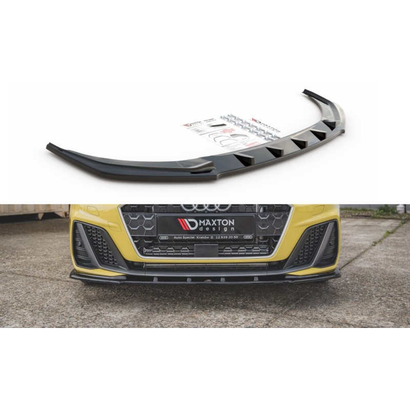 Przedni Splitter / dokładka ABS  (ver.1)- Audi A1 S-Line GB