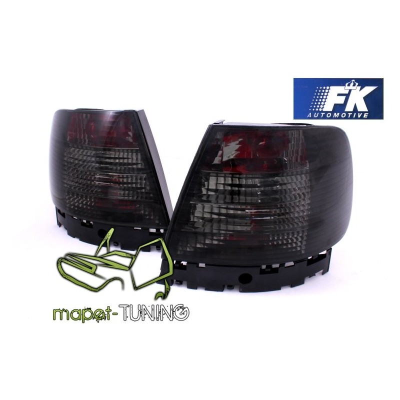Audi A4   clearglass BLACK - czarne   DEPO LTAU07