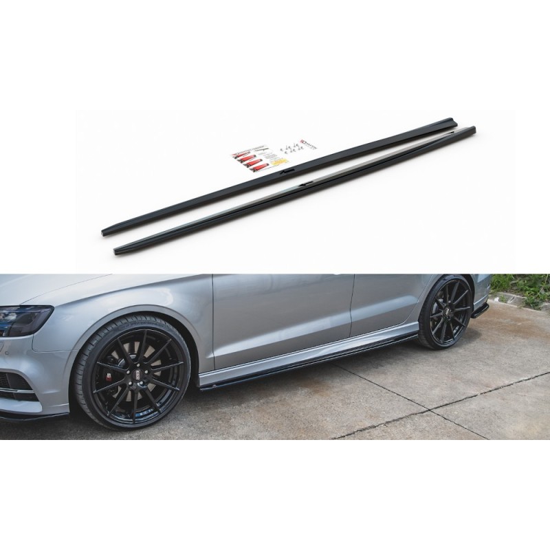 Dokładki Progów (ver.2) - Audi S3 Sedan 8V