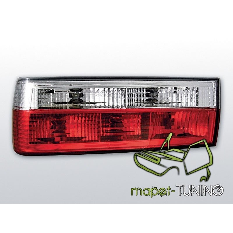 BMW E30  Sedan / Coupe / Cabrio - Clearglass  Red/White LTBM17