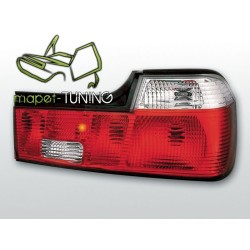 BMW E32 Sedan - Clear Red /...